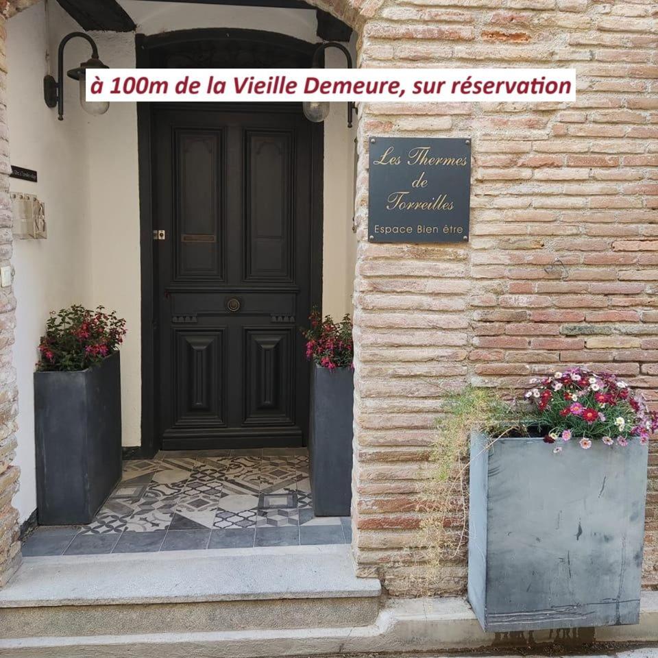 La Vieille Demeure Hotel Torreilles Bagian luar foto
