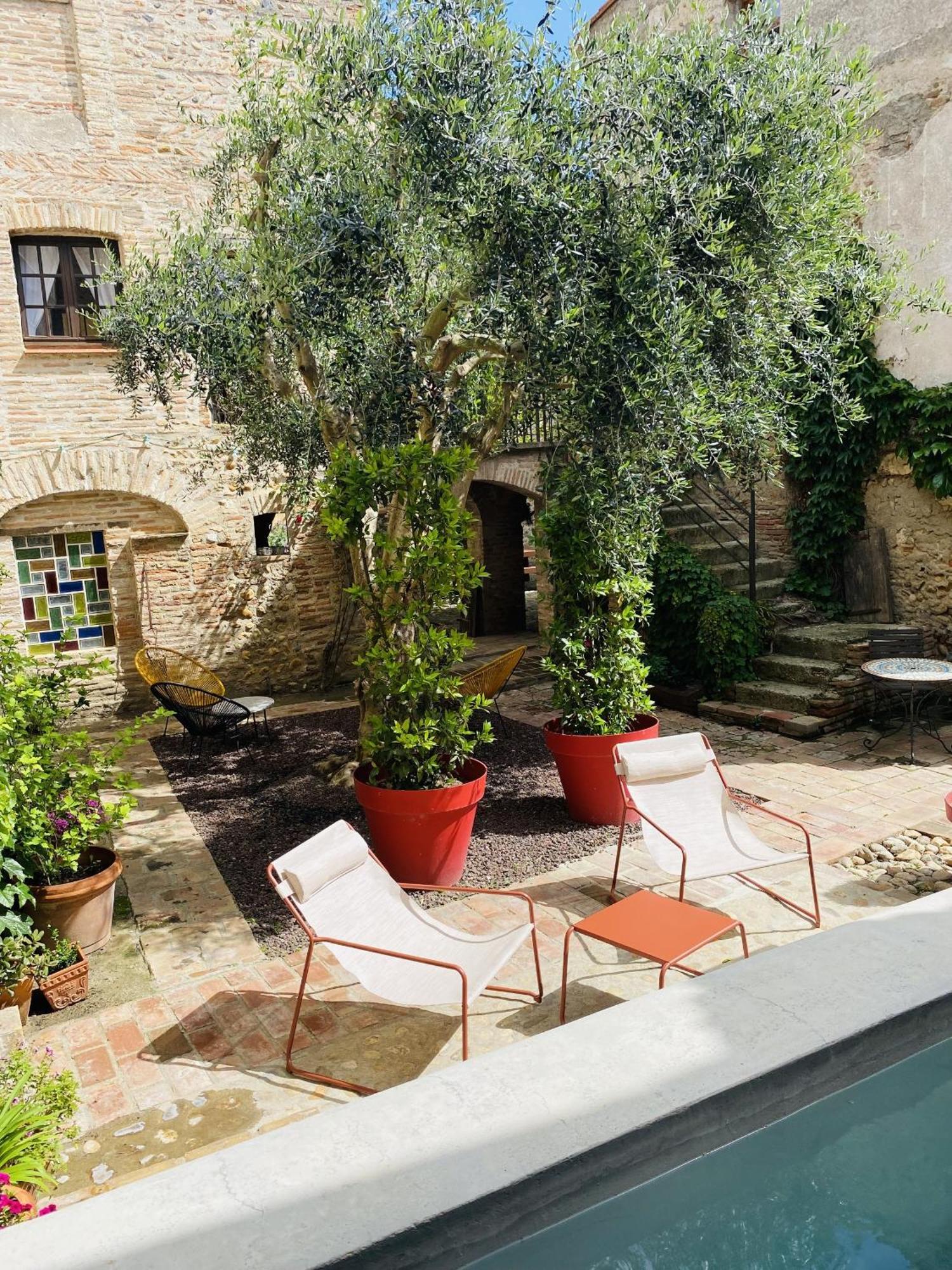 La Vieille Demeure Hotel Torreilles Bagian luar foto